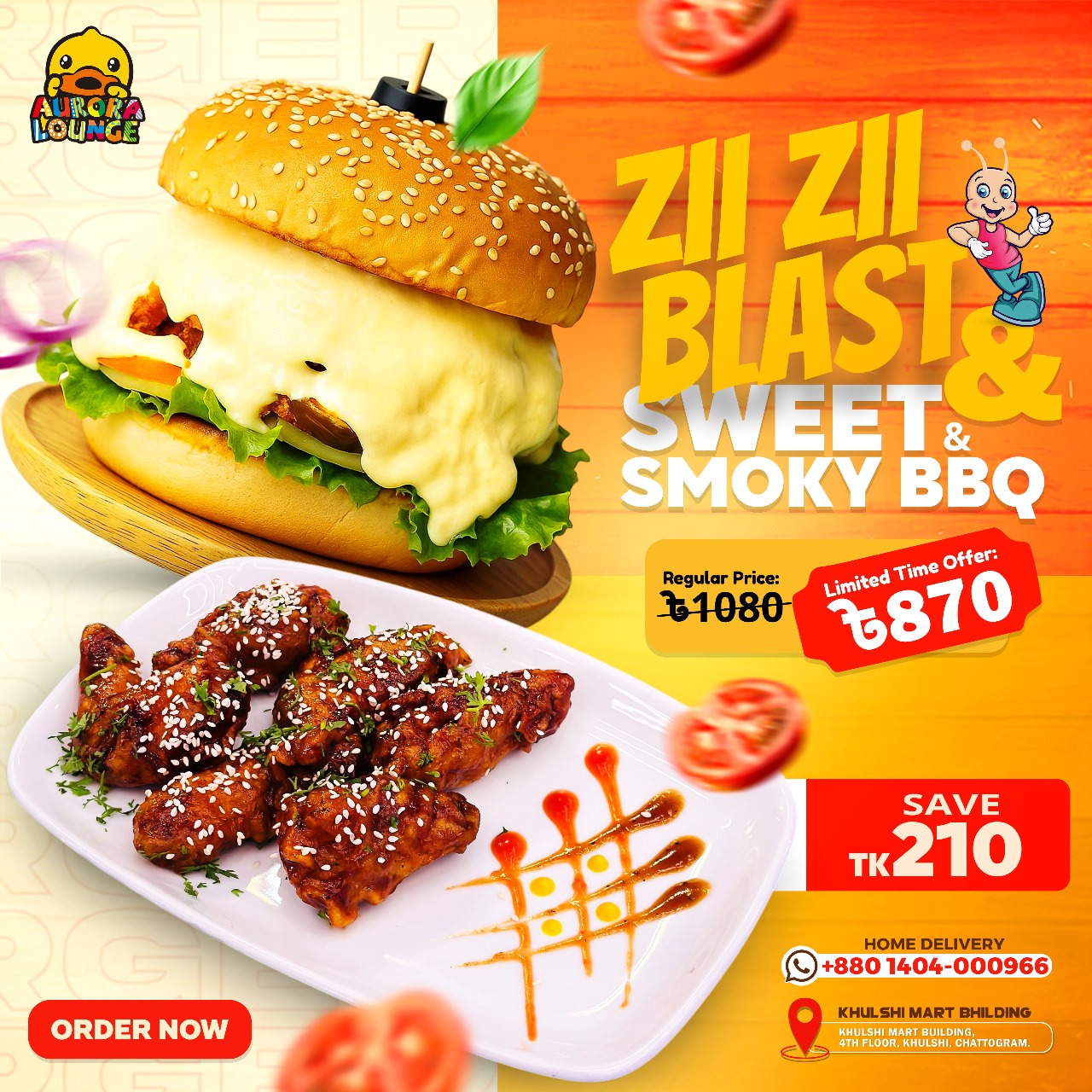 Zii Zii Blast + BBQ Wings - Zii Zii Island Menu Zii Zii Blast + BBQ Wings